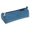 Picture of EXACOMPTA DENIM 500 ROUND PENCIL CASE BLUE